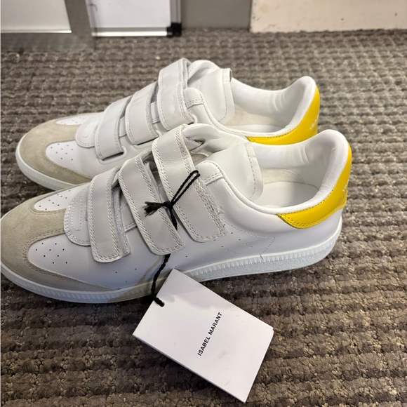Isabel Marant Velcro Sneakers - New with Tags size 38 - Picture 1 of 8